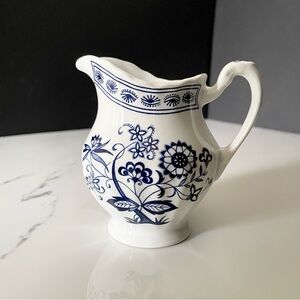 Blue Nordic Classic White Creamer Pitcher - J&G Meakin